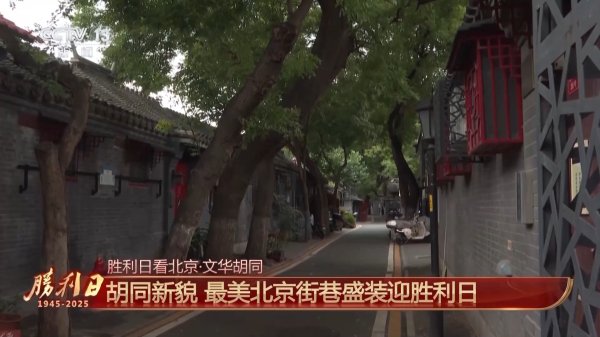 牛豆网 老胡同换新貌 最美北京街巷盛装迎胜利日