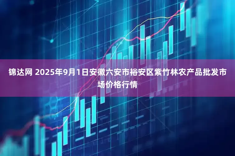 锦达网 2025年9月1日安徽六安市裕安区紫竹林农产品批发市场价格行情
